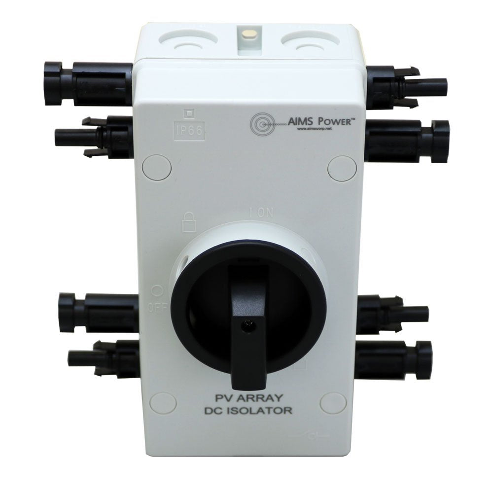 AIMS Power DC1600V32A2IO Solar PV DC Quick Disconnect Switch 1600V 64Amp