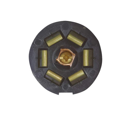 RV DESIGNER P703 RV Designer P703 Pollak 7-Way RV Trailer Connector Socket, Chrome-Plated
