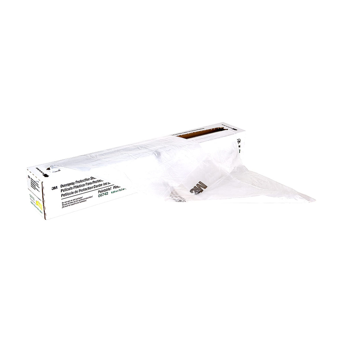 3M 06742 3M Overspray Protective Sheeting, 06742, 20 ft x 250 ft