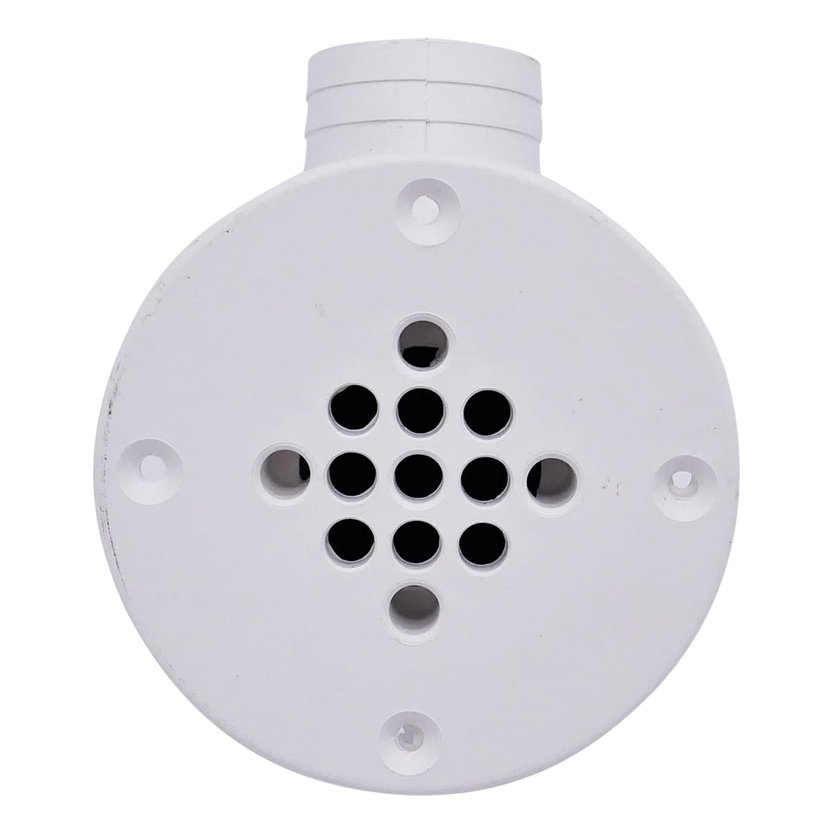 T-H MARINE CSD-92-DP T-H Marine Cockpit Scupper Drain, UV-Stabilized Polymer Marine Drain Fitting with Check Ball Design, Easy Installation 1.5" Hose Compatibility, Leaf Guard Technology for Debris Prevention