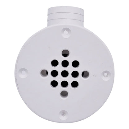 T-H MARINE CSD-92-DP T-H Marine Cockpit Scupper Drain, UV-Stabilized Polymer Marine Drain Fitting with Check Ball Design, Easy Installation 1.5" Hose Compatibility, Leaf Guard Technology for Debris Prevention