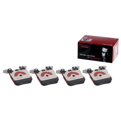 BREMBO P06087N Brembo P06087N Premium Ceramic Rear Disc Brake Pad Set BMW/BMW (BRILLIANCE) OE# 34216887576