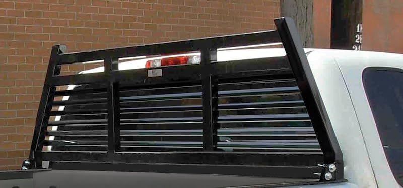 CATTLEMAN DR408BO Cattleman HD DR408BO Headache Rack Fits Dodge Ram 1994-2018 Louvered Powder Coated Black Steel