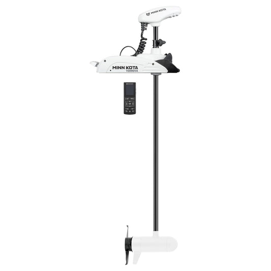 MINN KOTA 1363770 Minn Kota Riptide Terrova Bow-Mount Electric Trolling Motor with GPS, Spot-Lock – 55 Lb. Thrust, 54 In. Shaft, Saltwater