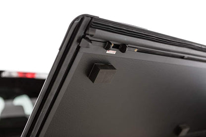 LEER 631404 LEER HF350M Tri-Folding Truck Bed Tonneau Cover, Fits Ford F-150 Super Crew/Super Cab, Years 2004-2026, 5'6" Truck Bed, Black