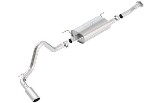 BORLA 140680 BORLA 140680 Cat-Back Perf. Exh. Sys. for '16-'23 Toyota Tacoma 3.5L V6 AT/MT 2&4WD Ext. Cab (6' 1") Bed 127.4" WB/Crew Cab (5' 1") Bed 127.4" WB. Crew Cab (6' 1") Bed 140.6" WB Req. Adapt. 60593.