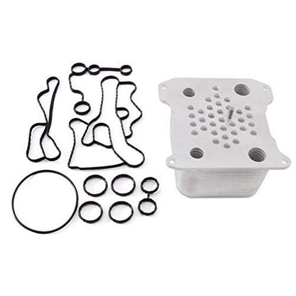 MISHIMOTO MMOC-F2D-08 Mishimoto MMOC-F2D-08 Replacement Oil Cooler, Compatible with Ford Powerstroke 634L, 2008-2010