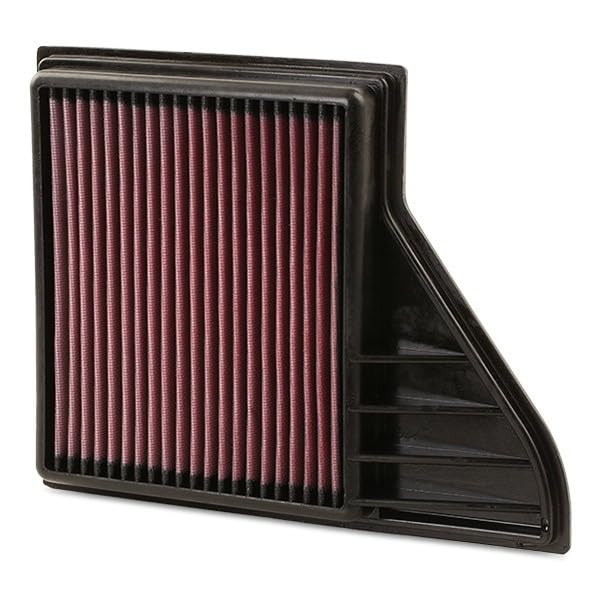 K&N FILTER 33-2431 K&N High-Flow Original Lifetime Engine Air Filter: Increase Power: Premium, Washable: Compatible with 2010-2014 FORD: Mustang, Mustang Boss 302, GT, 33-2431