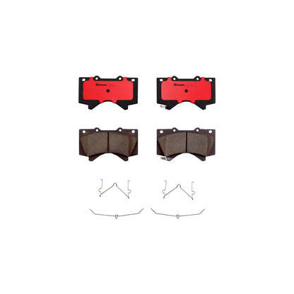 BREMBO P83107N Brembo P83107N Premium Ceramic Front Disc Brake Pad Set TOYOTA/TOYOTA (FAW) OE# 04465YZZEJ