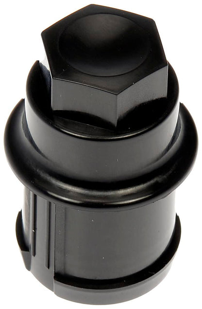 DORMAN 611-948 Dorman 611-948 M27-2.0 Black Wheel Nut Cover - Threaded Type Compatible with Select Chevrolet/GMC Models, 10 Pack