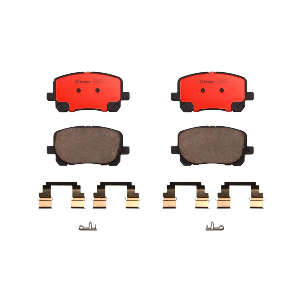 BREMBO P83061N Brembo P83061N Premium Ceramic Front Disc Brake Pad Set GREAT WALL/TOYOTA OE# 0446544090
