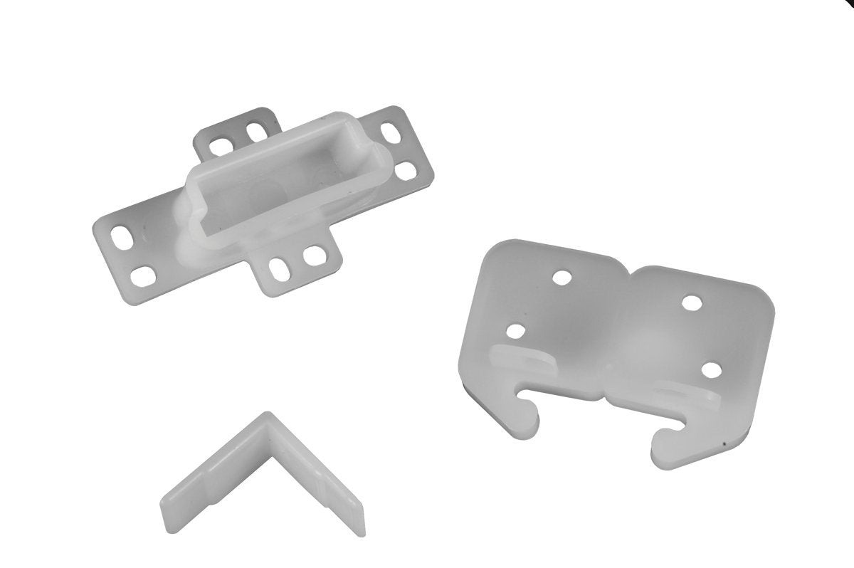 RV DESIGNER H301 RV Designer H301 Drawer Repair Kit w/ Drawer Slide, Rear Socket and 2 Corner Slides, Cabinet Hardware