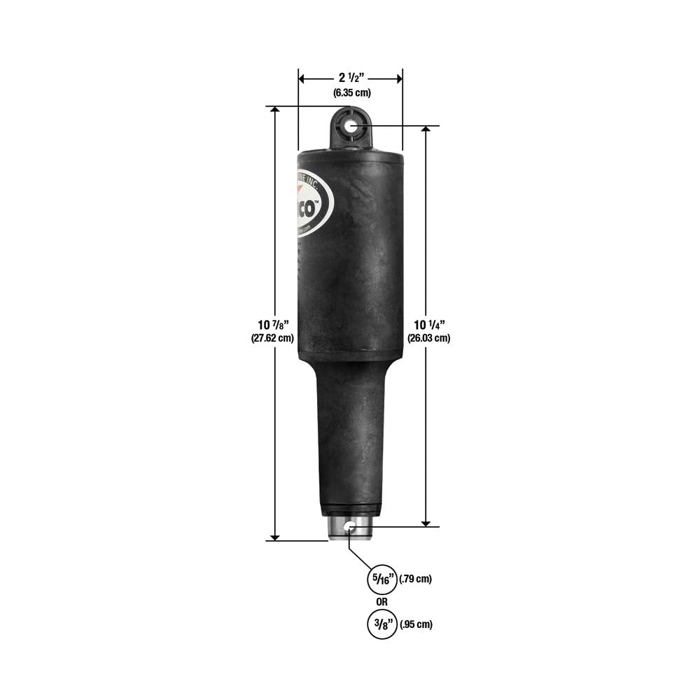 LENCO 15057-001 LENCO MARINE 15057-001 Actuator, 2 1/4" Stroke 101XDS 12V 5/16, Black, One Size