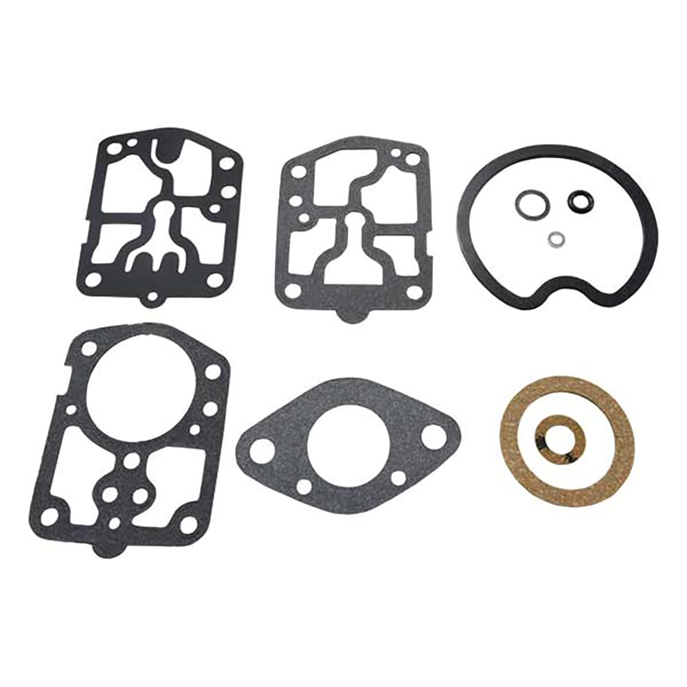 EMP 1300-36005 EMP 1300-36005 Carburetor Gasket Kit for Mercury Mariner 2-Cyl, 7.5-20 HP, 4-Cyl, 45-50 HP Outboard Tillotson Carburetors
