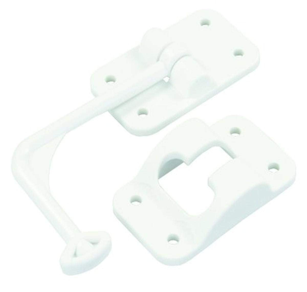 JR PRODUCTS 10605 JR Products 10605 Plastic 90° T-Style Door Holder - Polar White, 6"