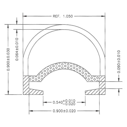 AP PRODUCTS 018-2004 AP Products 018-2004 Slide Out Modified EKD Seal,Black
