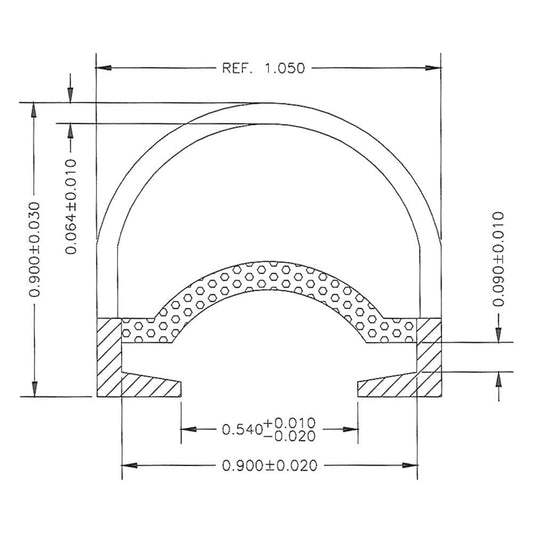 AP PRODUCTS 018-2004 AP Products 018-2004 Slide Out Modified EKD Seal,Black