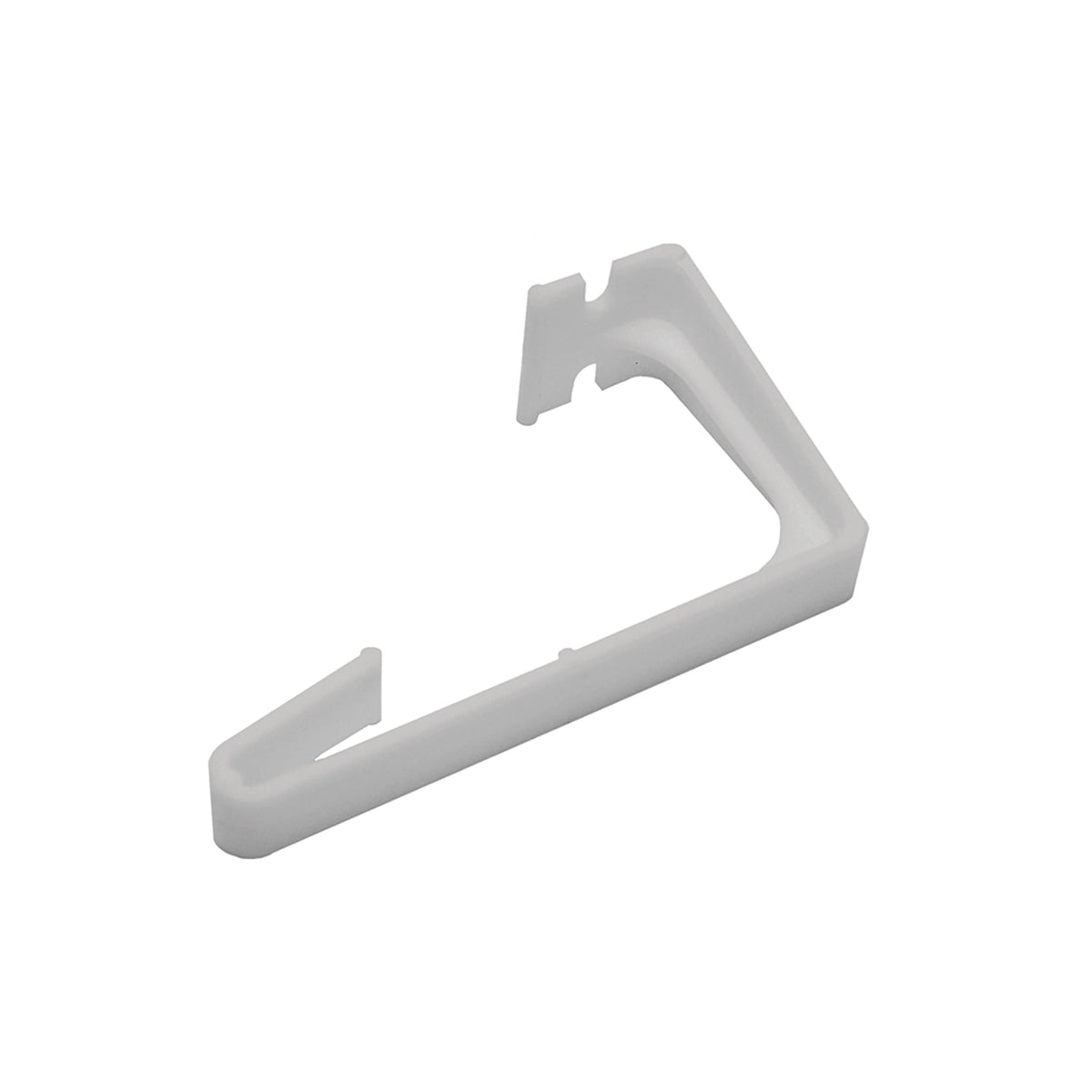 RV DESIGNER A285 RV Designer A285, Side Curtain Hold Down, Plastic, 2 Per Pack, Window Covering Hardware,White