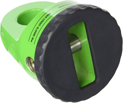 FACTOR 55 00015-08 Factor 55 00015-08 Prolink Original Shackle Mount Replaces Winch Hook with a Stronger Shackle D Ring Mount Max Load Rating 16,000 lb. Ideal for 4x4 Off Road Adventures - Green