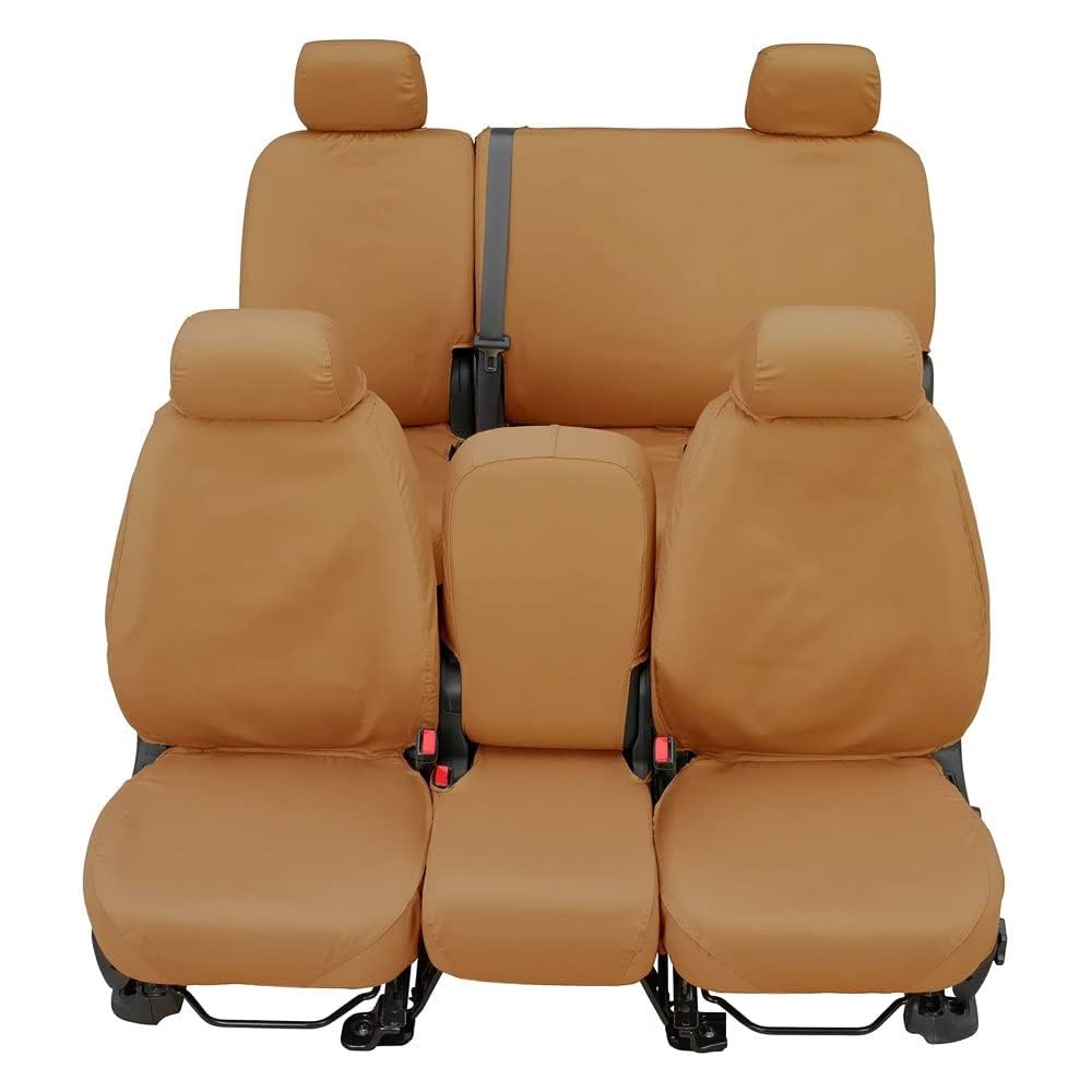 COVERCRAFT SS2525PCTN Covercraft SeatSaver Front Row Polycotton Tan Tan SS2525PCTN