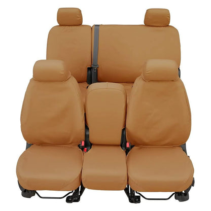 COVERCRAFT SS3457PCTN Covercraft SS3457PCTN Tan Seatsaver Front Row Custom Fit Seat Cover for Select Ram Models - Polycotton, 1 Pack