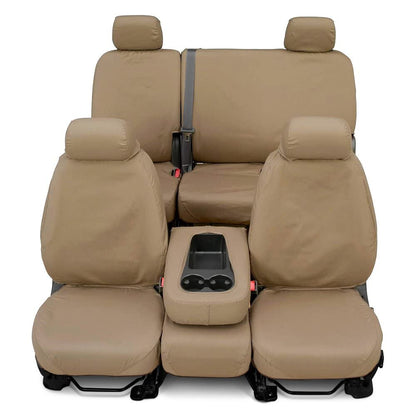 COVERCRAFT SS8421WFTP Covercraft SeatSaver Second Row Custom Fit Seat Cover for Select Nissan Pathfinder Models - Waterproof (Taupe)