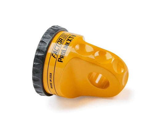 FACTOR 55 00110-03 Factor 55 00110-03 Prolink XTV Shackle D Ring for use with Steel Cables Synthetic Ropes up to 5/16 in Max Load Rating 6000 lb Ultimate Failure 22,000 lb. Ideal for 4x4 Off Road Trips - Yellow