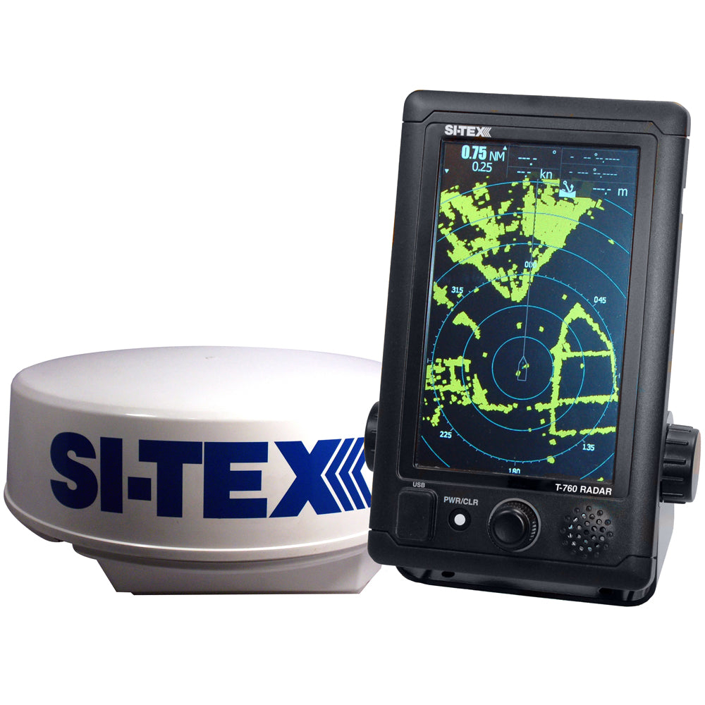 SI-TEX T-760 SI-TEX T-760 Compact Color Radar w/4kW 18" Dome - 7" Touchscreen