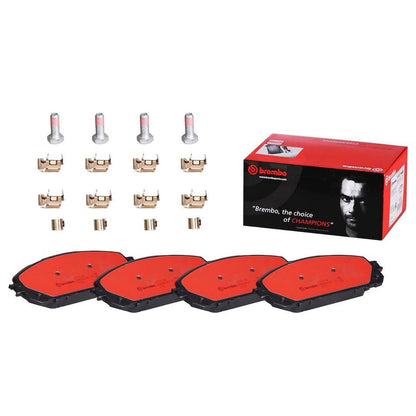 BREMBO P37021N Brembo P37021N Premium Ceramic Front Disc Brake Pad Set JEEP OE# 00K68227573AA
