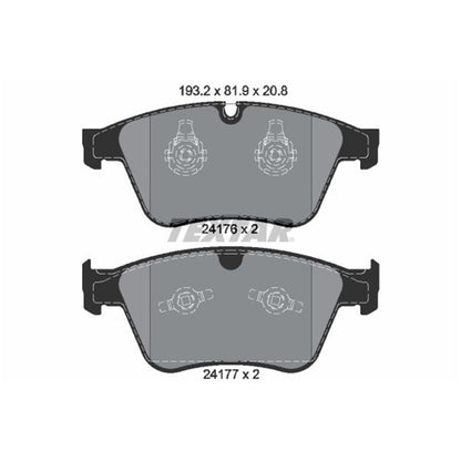 TEXTAR 2417601 Textar 2417601 BRAKE PAD SET