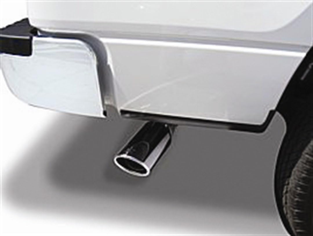 GO RHINO GRT225414 Go Rhino Exhaust Tip – Stainless Steel, Chrome – GRT225414 – Fits 2 ¼" Diameter Exhaust Tubes