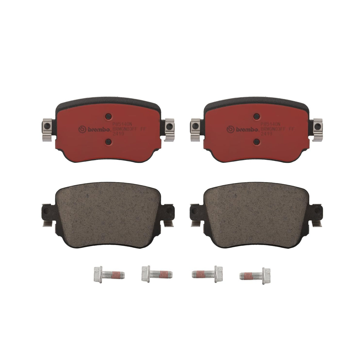 BREMBO P85140N Brembo P85140N Premium Ceramic Rear Disc Brake Pad Set AUDI/SEAT OE# 8U0698451F