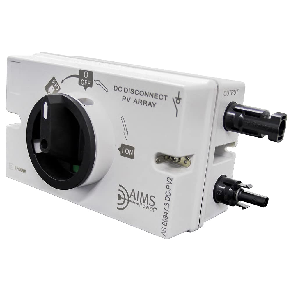AIMS POWER DC1200V32A AIMS Solar PV DC Quick Disconnect Switch 1200V 32 Amp DC1200V32A