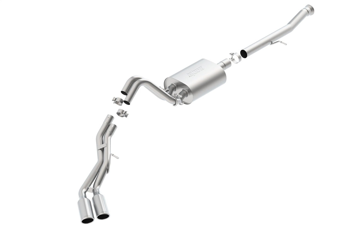 BORLA 140653 BORLA 140653 Cat-Back Performance Exhaust System for 2015-2020 Cadillac Escalade ESV/GMC Yukon Denali XL 6.2L V8 Automatic Transmission 2, 4 Wheel Drive 4 Door.