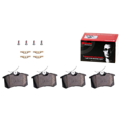 BREMBO P85011N Brembo P85011N Premium Ceramic Front Disc Brake Pad Set CHERY/GEELY/SEAT/VW/VW (FAW) OE# 8D0698151