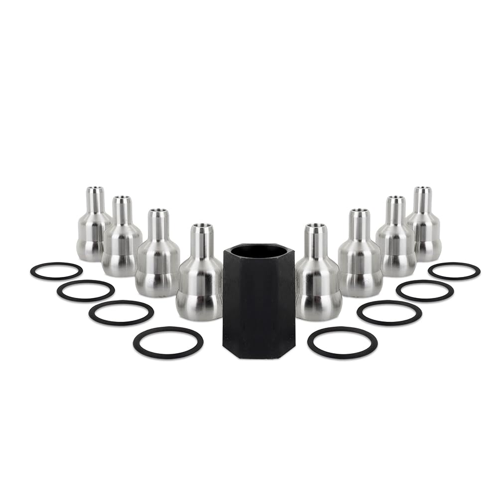 MISHIMOTO MMOR-F2D-03 Mishimoto Oil Rail Ball Tube Set for Ford 6.0L Powerstroke 2004.5-2007