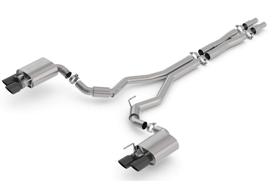 BORLA 140742BC BORLA 140742BC Cat-Back Exhaust System for 2018-2023 Ford Mustang GT (Incl. Bullitt Models) 5.0L V8 Automatic/Manual Trans. With Active Valve Performance Exhaust. NOT Recommended For Convertible.