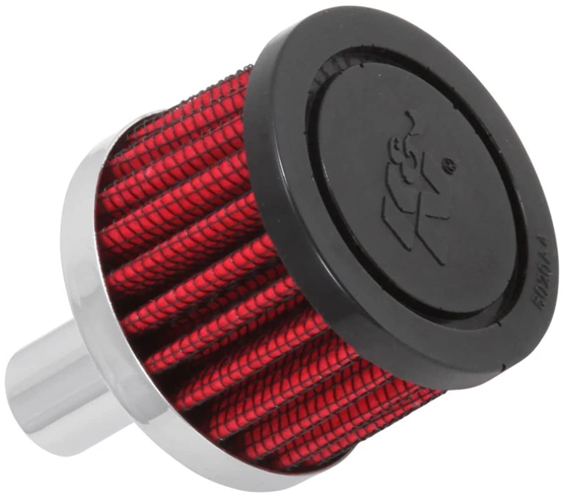 K&N FILTER 62-1020 K&N Vent Air Filter/Breather: High Performance, Premium, Washable, Replacement Engine Filter: Filter Height: 1.5 in, Flange Length: 1 in, Shape: Breather, 62-1020