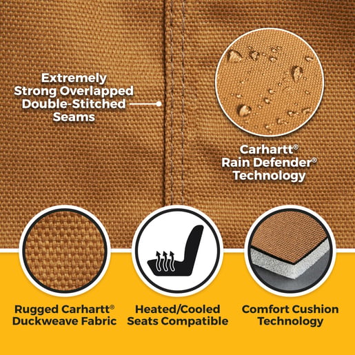 Covercraft GTD4191ABCAGY Carhartt PrecisionFit Custom Seat Covers