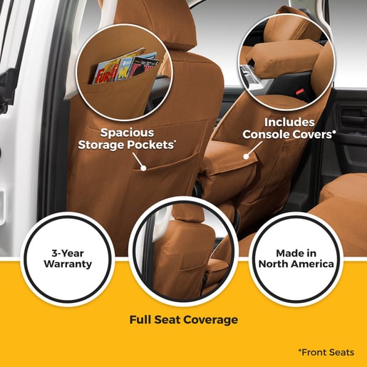 Covercraft GTC4327ABCAGY Carhartt PrecisionFit Custom Seat Covers