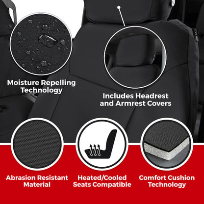 Covercraft GTS4216ABENBK Endura PrecisionFit Custom Seat Covers