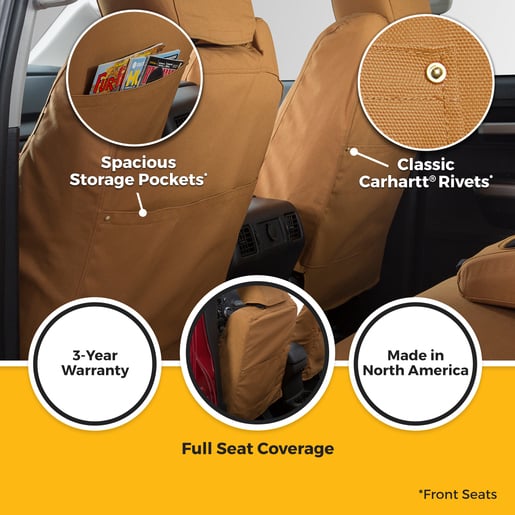 Covercraft SSC8552CAGY Carhartt SeatSaver Custom Seat Covers