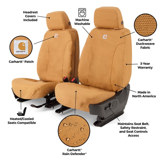Covercraft SSC3515CAGY Carhartt SeatSaver Custom Seat Covers