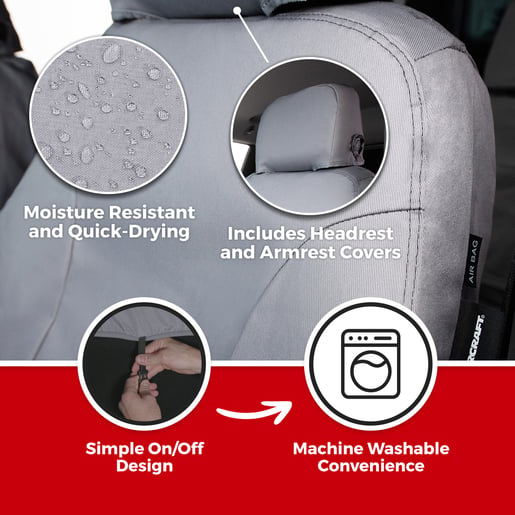 Covercraft SS7494PCCH Polycotton SeatSaver Custom Seat Covers