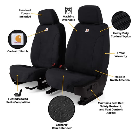 Covercraft SSC3489COGY Carhartt Super Dux SeatSaver Custom Seat Covers