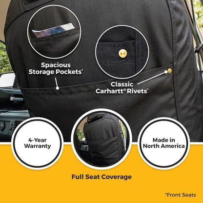 Covercraft SSC8577COBK Carhartt Super Dux SeatSaver Custom Seat Covers
