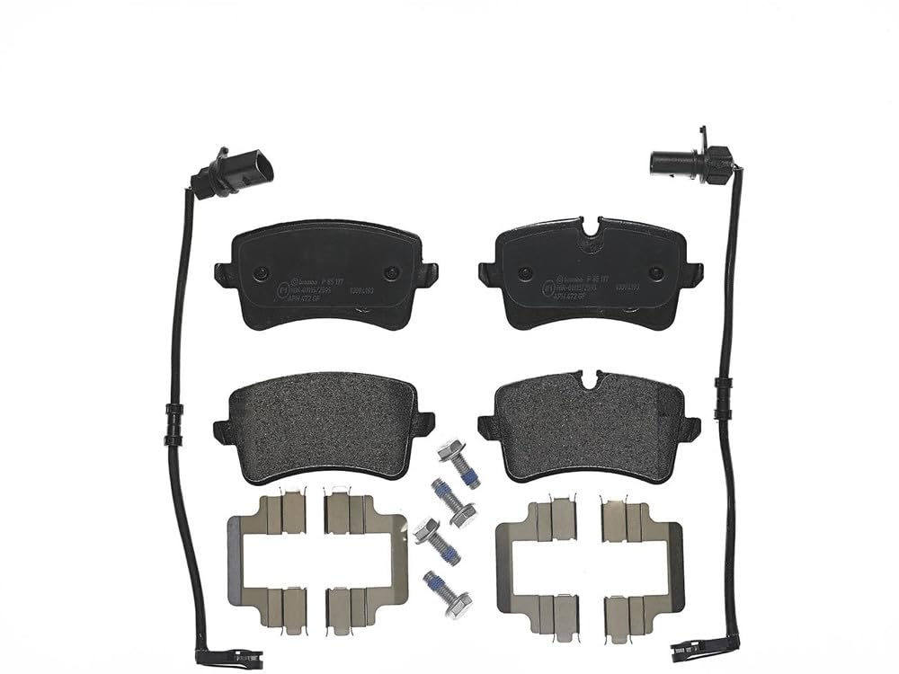 BREMBO P85117 Brembo P85117 Low-Met Rear Disc Brake Pad Set AUDI OE# 4G0698451H