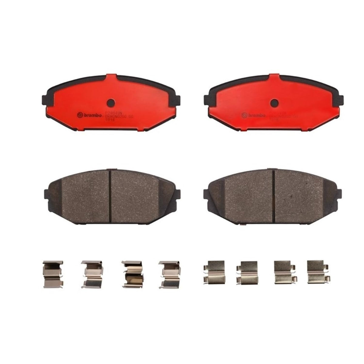 BREMBO P28049N Brembo P28049N Premium Ceramic Front Disc Brake Pad Set HONDA OE# 43022S3VA00