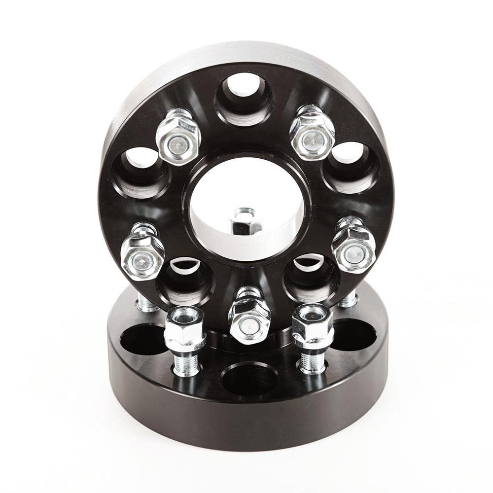 RUGGED RIDGE 15201.20 Rugged Ridge 15201.20 Wheel Spacer Kit, Black, 1.25 inch; 15-Current Renegade