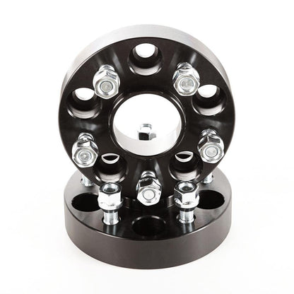 RUGGED RIDGE 15201.20 Rugged Ridge 15201.20 Wheel Spacer Kit, Black, 1.25 inch; 15-Current Renegade